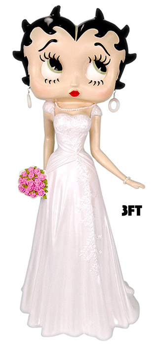 Betty Boop Wedding Display Figure